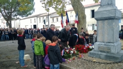 Cérémonie du 11 novembre à Barbaste (Lot-et-Garonne)
