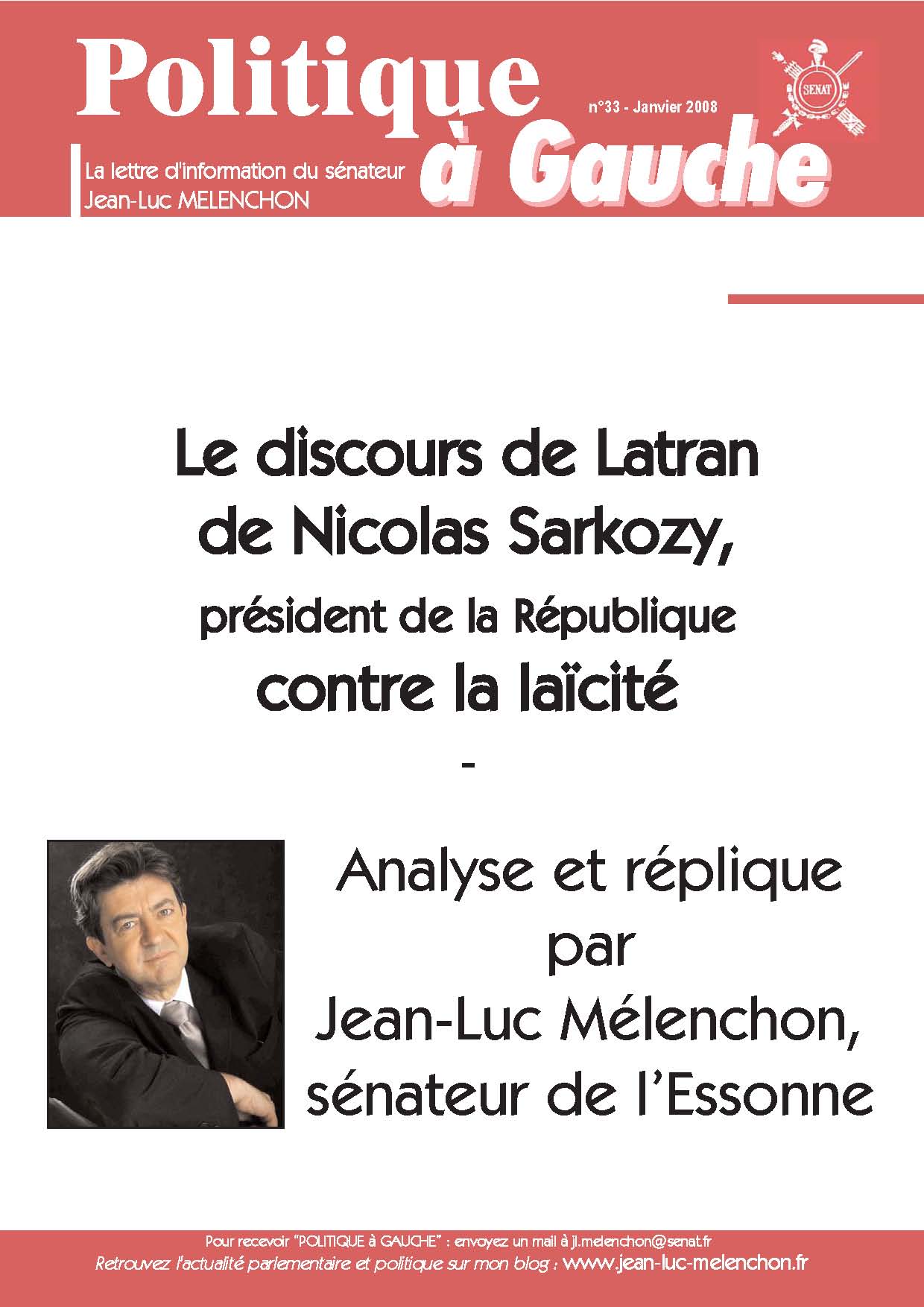 En cliquant sur l'image, vous pourrez télécharger le travail d'analyse et de réplique au discours de Latran de Sarkozy que j'ai réalisé à partir de la conférence que j'ai prononcée sur ce sujet au Grand Orient de France le 22 janvier dernier.