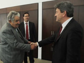 Avec le Président de la République Orientale de l'Uruguay, José Mujica.